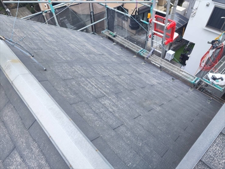 屋根カバー工法　前